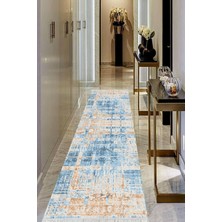 Viyana Home Dijital Baskılı Kaymaz Taban Yıkanabilir Modern Salon Halısı Koridor Halısı Yolluk VHU-HS-360