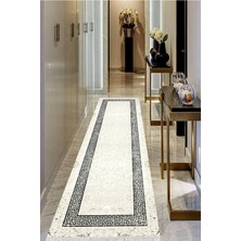 Viyana Home Dijital Baskılı Kaymaz Taban Yıkanabilir Modern Salon Halısı Koridor Halısı Yolluk VHU-SD-1080