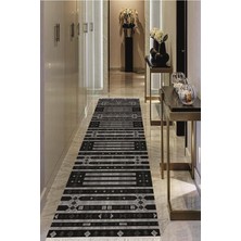 Viyana Home Dijital Baskılı Kaymaz Taban Yıkanabilir Modern Salon Halısı Koridor Halısı Yolluk VHU-SD-1117