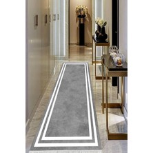 Viyana Home Dijital Baskılı Kaymaz Taban Yıkanabilir Modern Salon Halısı Koridor Halısı Yolluk VHU-HT-530