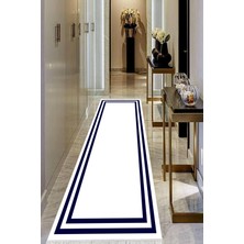 Viyana Home Dijital Baskılı Kaymaz Taban Yıkanabilir Modern Salon Halısı Koridor Halısı Yolluk VHU-HT-540