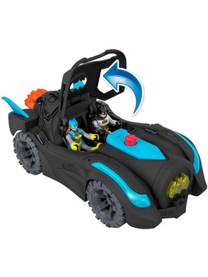 Fisher-Price Dc Super Friends Batmobil, Işıklı ve Sesli, 3 Yaş ve Üzeri İçin Batman Oyuncakları Hgx96