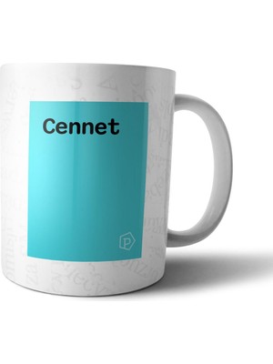 Pixxa "cennet" Tanımı Komik - Turkuaz Kupa Bardak
