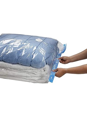 Ülbag (3 Adet) Büyük Boy (80 cm x 100 Cm) Vakumlu Poşet - Vakumlu Hurç - Vakumlu Torba