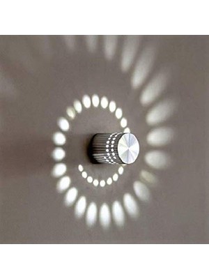 Xinhang Spiral Delik LED Duvar Lambası Kısılabilir Spiral Lamba Uzaktan Kumanda Lambası ile Süslemek Için Aile Ktv Bar Düğün Parti Salonu Işıkları (Beyaz) (Yurt Dışından)