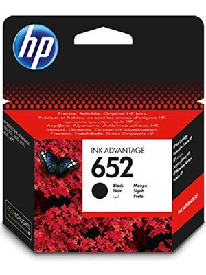 Hp 652 Siyah Mürekkep Kartuş 360 Sayfa (F6V25AE)