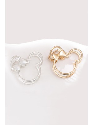 New Obsessions Minnie Metal Mini Mandal Toka 2'li Paket Renkli
