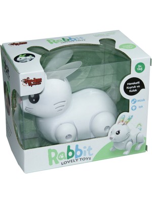 Vardem Müzikli ve Işıklı Tavşan Beyaz