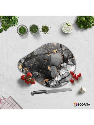 Decorita Cam Kesme Tahtası - Cam Kesme Tablası | Damla Serisi - 4 | 28 cm x 36 cm