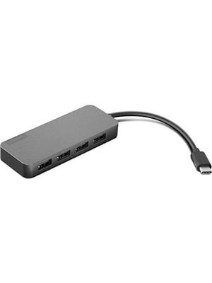 Orjinal Lenovo 4 Port Usb-A Hub 4X90X21427 Usb-C Bağlantı Tipi ile Hızlı Veri Aktarımı