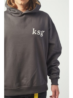 Trendiz Ksg Oversıze Sweatshirt Koyugrı TR30022