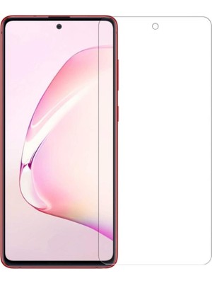 ikon Samsung A81 Kırılmaz Ekran Koruyucu Temperli Cam