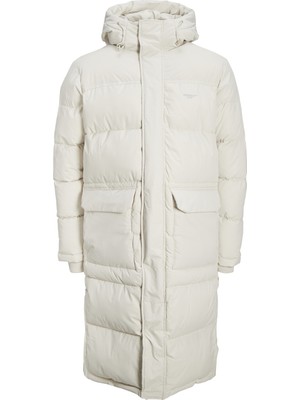 Jack & Jones Kapüsonlu Uzun Puffer Mont-12215143