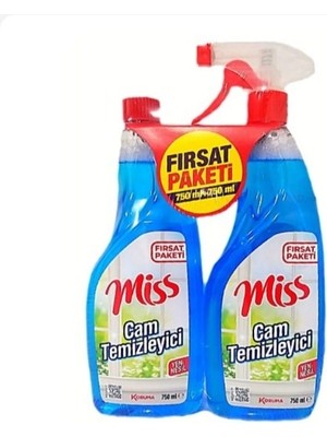 Miss Cam Temizleyici Paketi 2 x 750 ml