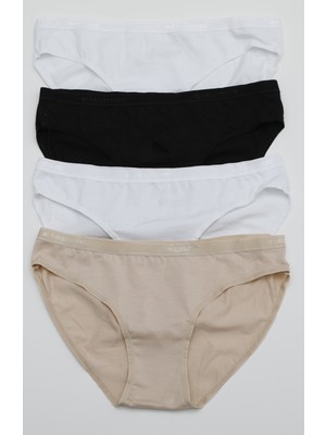 Öztaş 2801 Kadın Modal Bikini Külot 4'lü  Paket