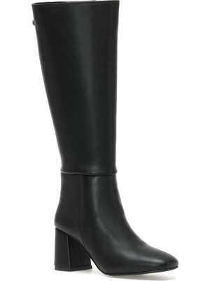 Incı Delf 2pr Siyah Kadın Topuklu Çizme