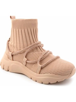 Bambi Nude Triko Kadın Sneaker K02813500182