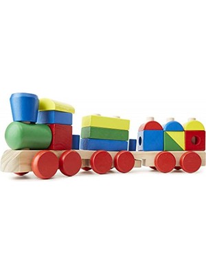 Melissa&Doug Melissa & Doug 10572 Ahşap Tren, 18 Parça