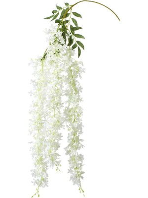 Nettenevime Yapay Çiçek Sarkan 4 Dallı Akasya 70CM Beyaz