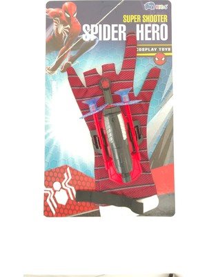 Deniz Sport Spiderman Ağ ve Ok Atan Eldiven - Örümcek Adam Figürlü Ağ Atan Eldiven