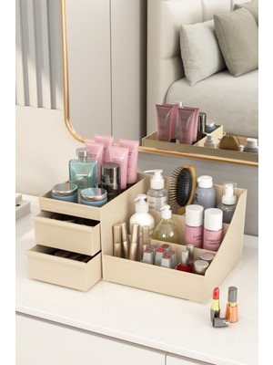 Dovi Home Elegant Makyaj ve Kozmetik Düzenleyici Organizer Fırçalık
