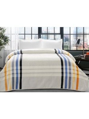 Taç Battaniye Vera Gri Çift Kişilik