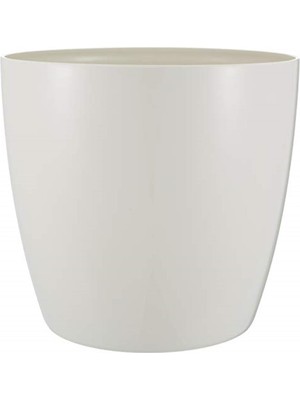 Serinova YK06 Yakut Saksı 39CM, 33 Litre Kirli Beyaz