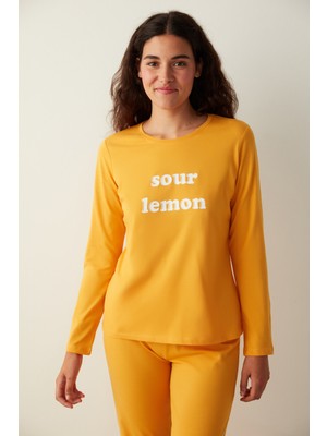 Penti Base Sour Lemon Pantolon Pijama Takımı