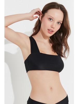 Penti Siyah Stylish Strapless Bikini Üstü