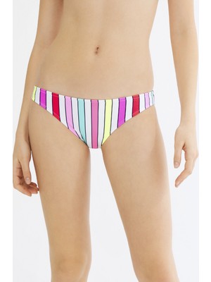 Penti Çok Renkli Retro Slip Bikini Altı