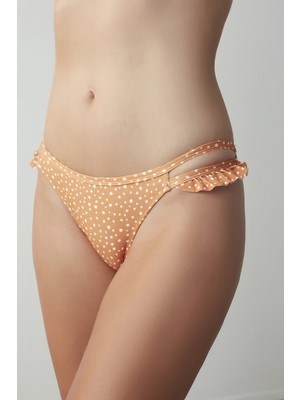Çok Renkli Pam Frill Side Bikini Altı