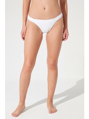 Penti Beyaz Basic Macrame Bikini Altı