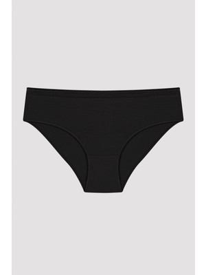 Penti Easy Pamuklu Trim Siyah Hipster Külot