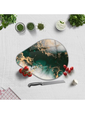 Decorita Cam Kesme Tahtası - Cam Kesme Tablası | Damla Serisi - 3 | 28CM x 36CM