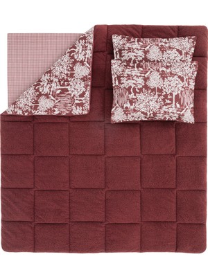 Yataş Bedding Pino Çift Kişilik Triola Set - Kırmızı