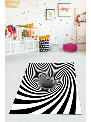 Viyana Home Dijital Baskılı Kaymaz Taban Yıkanabilir Modern 3 Boyutlu Çocuk Odası Halısı VHÇ-HP-735