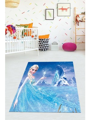 Viyana Home Dijital Baskılı Kaymaz Taban Yıkanabilir Modern Elsalı Çocuk Odası Halısı VHÇ-HT-1572