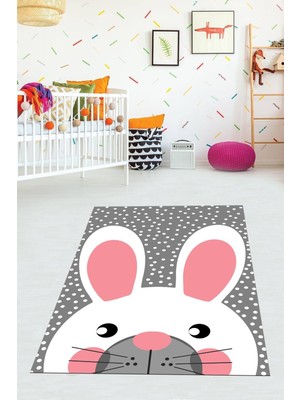 Viyana Home Dijital Baskılı Kaymaz Taban Yıkanabilir Modern Çocuk Odası Halısı VHÇ-HT-718