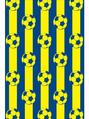 Viyana Home Dijital Baskılı Kaymaz Taban Yıkanabilir Taraftar Baskılı Çocuk Odası Halısı VHÇ-HP-672