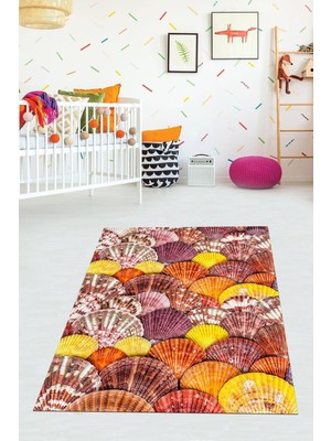 Viyana Home Dijital Baskılı Kaymaz Taban Yıkanabilir Modern 3D Çocuk Odası Halısı VHÇ-HT-1157