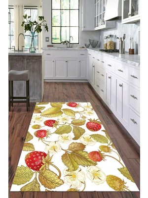 Viyana Home Dijital Baskılı Kaymaz Taban Yıkanabilir Modern Mutfak Halısı VHM-HM-600