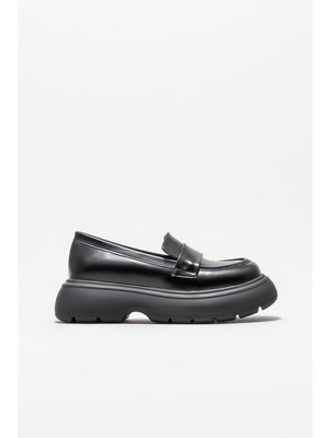 Elle Shoes Siyah Kadın Günlük Loafer