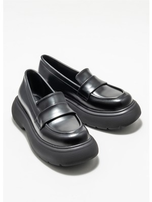 Elle Shoes Siyah Kadın Günlük Loafer