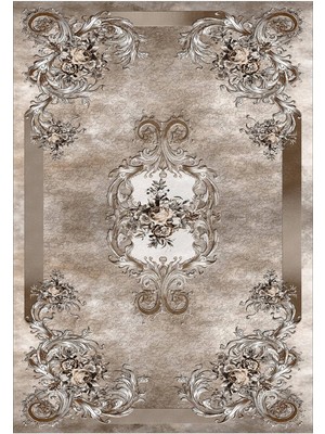 Viyana Home Dijital Baskılı Kaymaz Taban Yıkanabilir Klasik Salon Halısı Mutfak Halısı Yolluk Vh-Hk-70