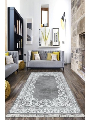 Viyana Home Dijital Baskılı Kaymaz Taban Yıkanabilir Klasik Salon Halısı Mutfak Halısı Yolluk VH-HK-105