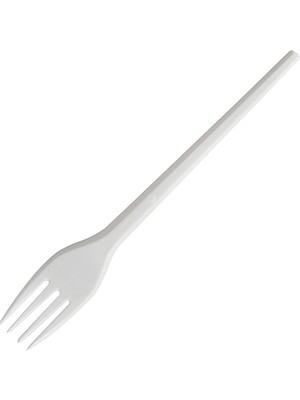 100 Lü Plastik Çatal