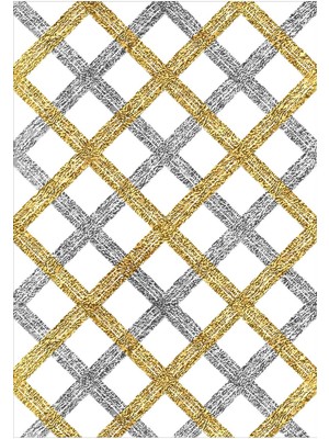 Viyana Home Dijital Baskılı Kaymaz Taban Yıkanabilir Modern Salon Halısı Mutfak Halısı Yolluk VH-HS-311