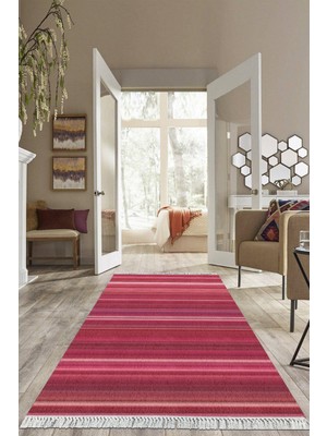 Viyana Home Dijital Baskılı Kaymaz Taban Yıkanabilir Modern Salon Halısı Mutfak Halısı Yolluk VH-HS-394