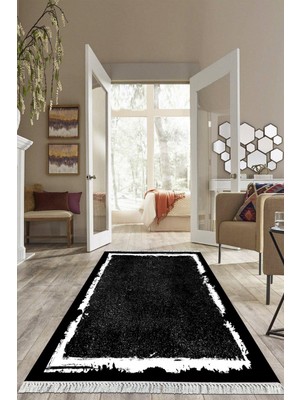 Viyana Home Dijital Baskılı Kaymaz Taban Yıkanabilir Modern Salon Halısı Mutfak Halısı Yolluk VH-HS-431