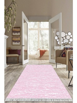 Viyana Home Dijital Baskılı Kaymaz Taban Yıkanabilir Sade Model Salon Halısı Mutfak Halısı Yolluk VH-HS-531